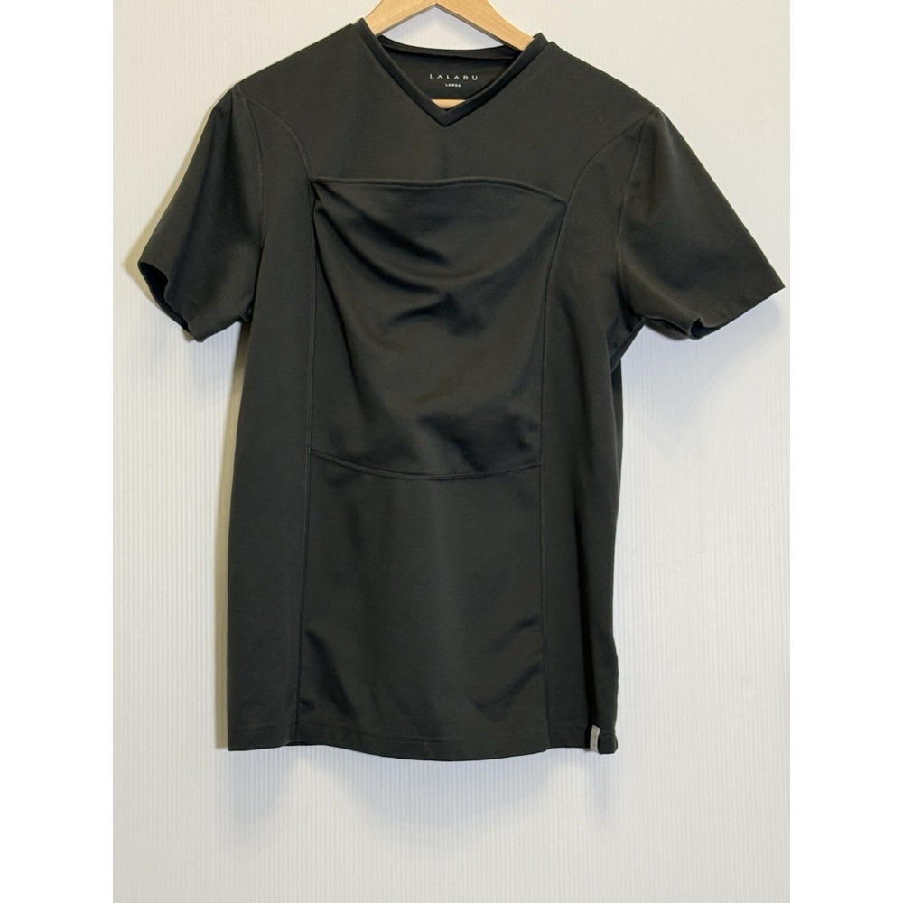 Lalabu Dad Shirt Mens Large Olive Green Babywearing Shirt Top
